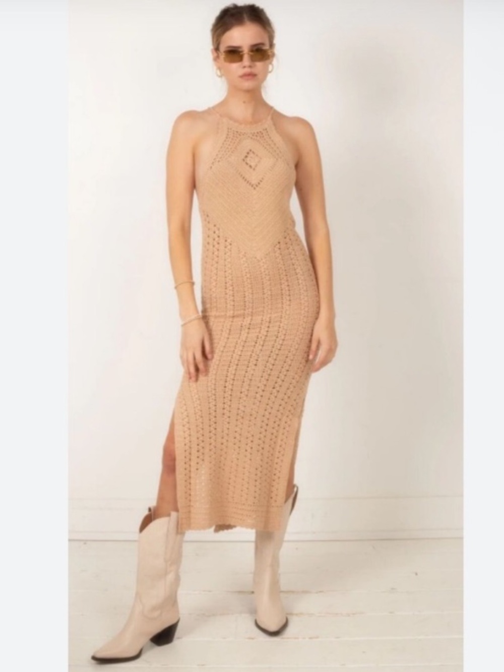 Spell & the Gypsy Mirage Midi Dress in Walnut Size XS NWT - Picture 2 of 16